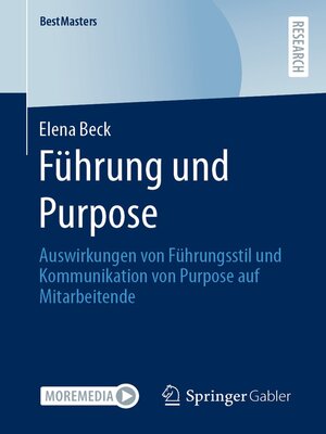 cover image of Führung und Purpose